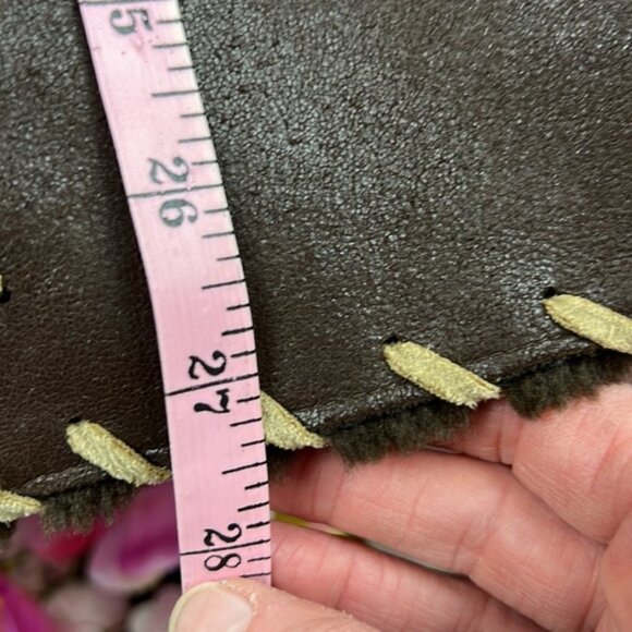 Moffi International Brown Faux  Shearling - Picture 8 of 10